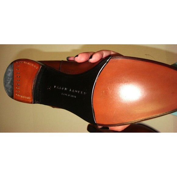 New Womens 7 8 8.5 NIB Ralph Lauren Collection Rexford Brown Leather Boot Italy - Picture 6 of 16